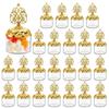 Wrap Clearly Boxed Gold Dome Covers, Plastic Dome Shaped Wedding Parties Like Candy Boxes, Decorated Candy Storage Containers