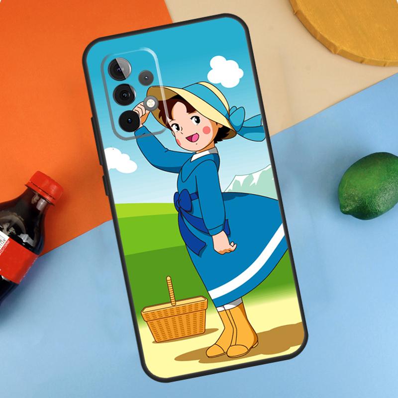 Cartoon Heidi Case For Samsung Galaxy A54 A34 A14 A53 A13 A23 A33 A73 A51 A71 A12 A22 A32 A52 A21S Coque