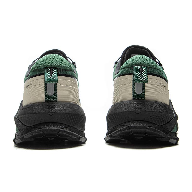 New LiNing CF Su Xingchuan Anti Slip Wear Resistant Low Top Hiking Shoes Unisex Gray Green AHTU017-4
