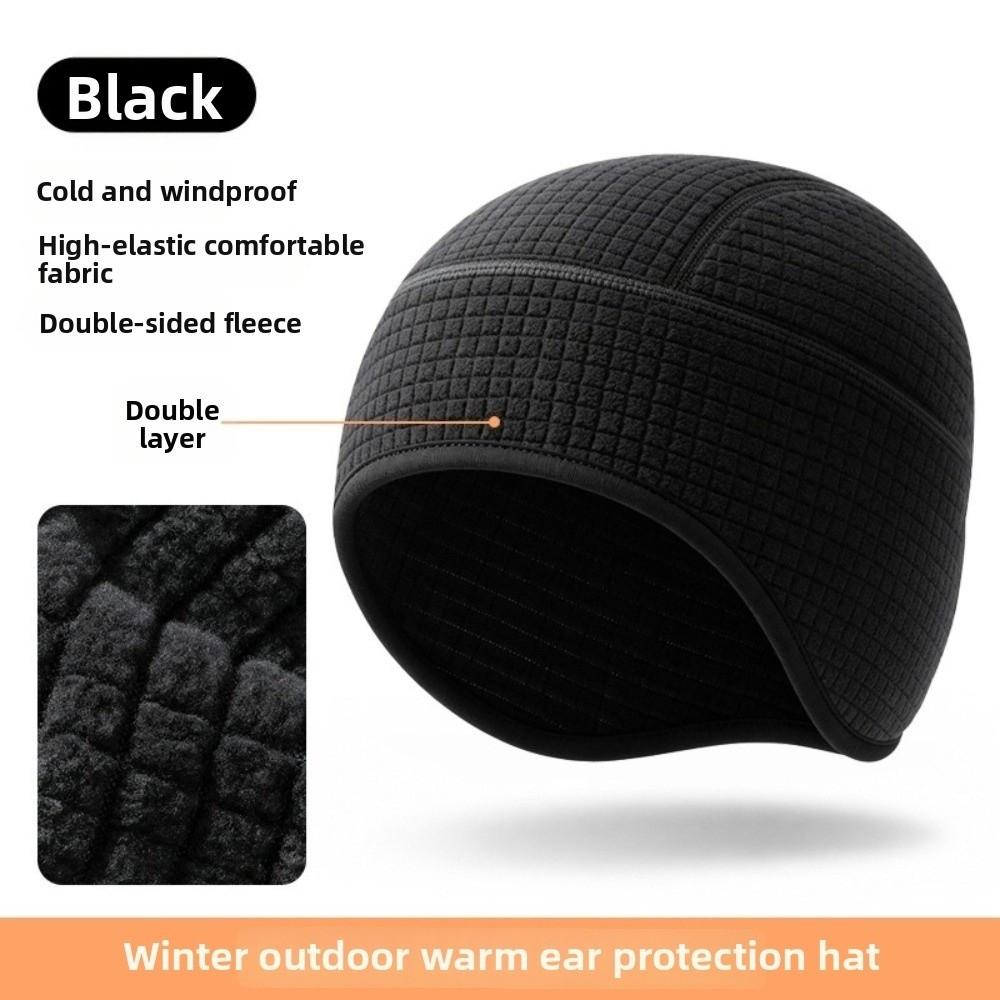 Double Layer Winter Beanie Ear Coverage Thermal Skull Cap New Ear Flap Beanie Men and Women