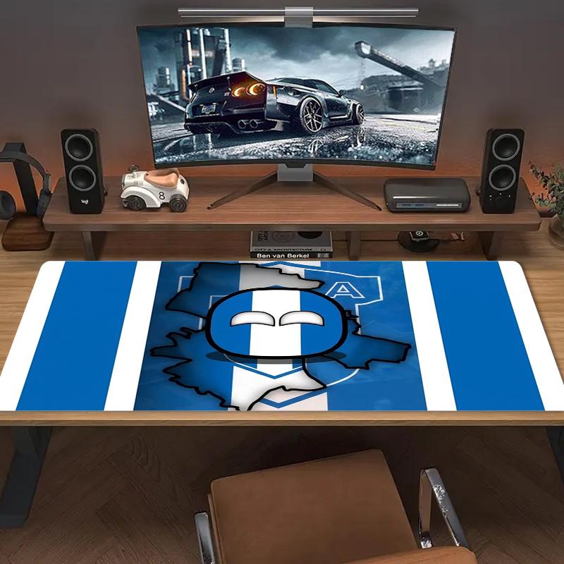 Wisa Pock Mauspad Großes Gaming Tischkissen Rutschfest Laptop Tablet Großes Mauspade XXL Matte Mini PC Spielmatte Mit Verriegelter Kante