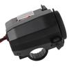 Digital Display 5V 2.1A Adapter Power Supply Motorcycle Handlebar Charger for Phone Dual USB Port Cigarette Lighter Socket