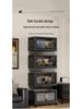 Foldable Plastic Storage Box with Wheels - Multi-layer Organizer Cabinet for Bedroom and Bedside