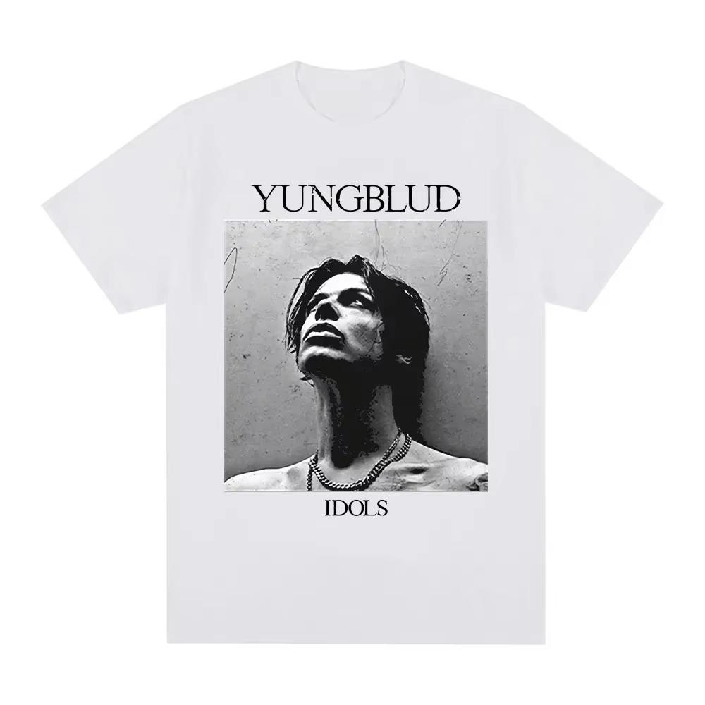 Yungblud Idios Stampa Grafica Quadrata Nera T Shirt Abbigliamento Donna Manica Corta T-shirt Casual Oversize Top Magliette