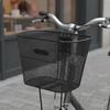 Front Cycle Basket Universal Metal Fitting Mesh Bike Large Capacity for Commuters, Students,
