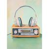 Retro Musical Art Canvas Poster Record Player Musical Instrument Painting Prints Canvas Wall Art Home Room Music Decor