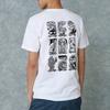 Vans Asian Artist Collaboration Series Pattern Print Short Sleeve T-Shirt Men Tops White VN0A4P5FWHT