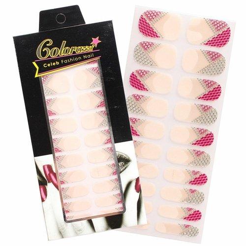 

Colorazzi Nail Sticker Pink Romance Nail Art Self Nail (WC30717)