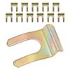 12 Pcs U Shaped Brake Pipe Retainer Clips Iron Hose Fasteners Clamp For Cable Clip Auto Parts Retaining Clip Car Brake Line