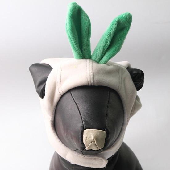 Cute Garlic Pet Hat Garlic Shape Cat Hat with Ear Holes Soft Plush Adjustable Pet Hat for Small Dogs And Cats Party Costume Photo Prop