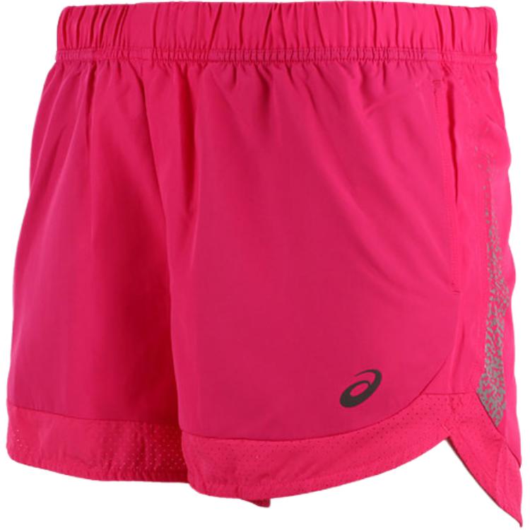 Asics Training Competition Woven Quick-Dry Breathable Fashion Sports Shorts Women shorts Purple Red 142576-0286
