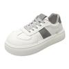 Spring new thick-soled little white shoes women's light and versatile sports and leisure heightening big head lightweight board shoes
