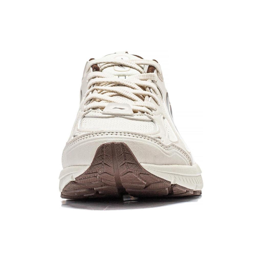 Li Ning Fuyao V2 Cushioning Slip Resistant Abrasion Resistant Low top Running Shoes Women's Pearl White ARXT022-3