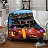 Minecraft Adventure Poster Blanket Soft Throw Blanket For Home Bedroom Bed Sofa Travel Office Solid Christmas Blanket