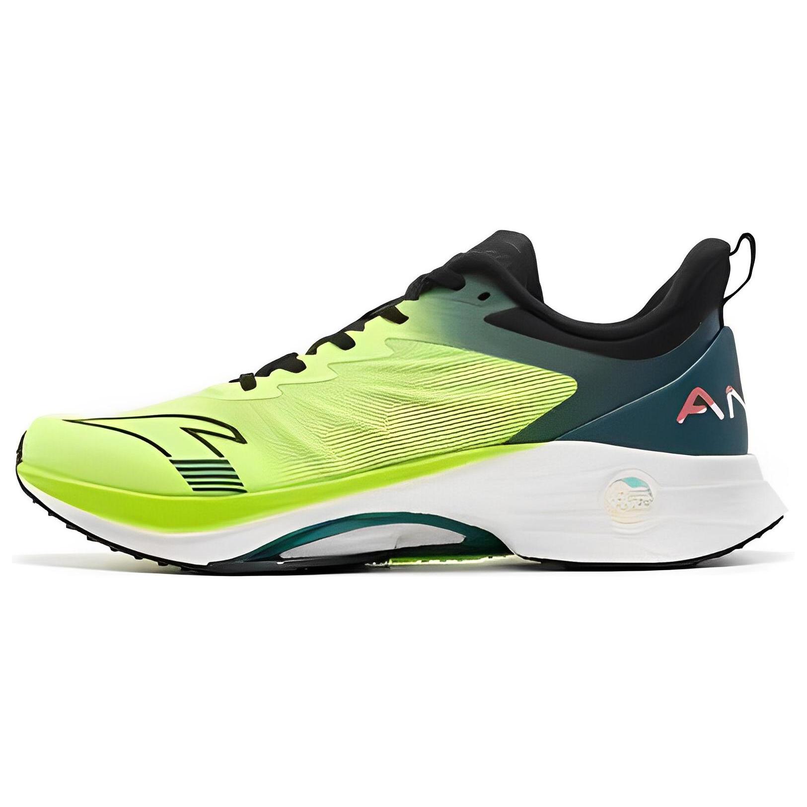 

Anta MACH 3.0 Slip Resistant Abrasion Resistant Low top Running Shoes Men s Green Black 112335583S-2 40.5