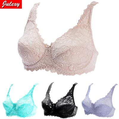 Büyük CDE Kadın Sutyen Şeffaf Ultra Ince Bralette Artı Boyutu Iç Çamaşırı Dantel Sütyen