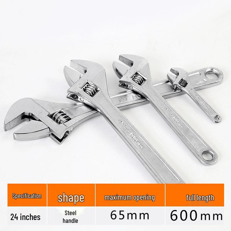 Multi-functional Adjustable Wrench for Bathroom - Large Opening & Short Handle