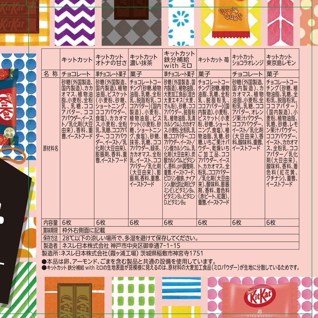 Nestle KitKat Mini Variety Party Box (70 pieces, chocolate) *Contents may change depending on the season