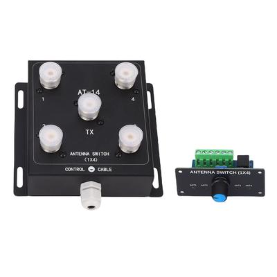 Chave de Antena 4 Vias Coaxial Remota 1.8MHz60MHz 50ohm 500W PEP com Conector SO239