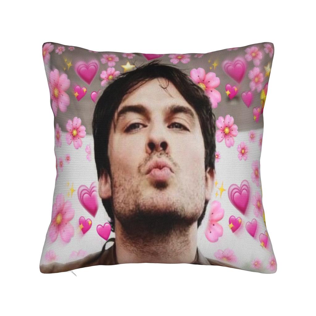 Damon Salvatore Druck Kissenbezug Kissenhülle Kissenbezüge Warme Heimdekoration Mit Reißverschluss Mehrere Größen
