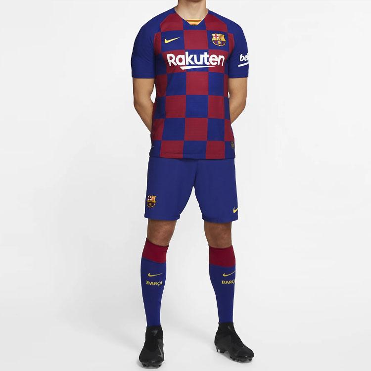 Nike FC Barcelona Home Match Jersey 2019-2020 Season Men Tops Blue Red AJ5257-456