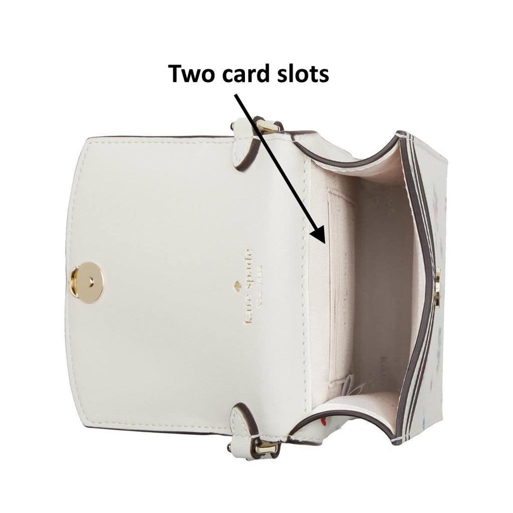 Kate Spade Crossbody Bag Staci Cell Phone Cream Multi Women's Crossbody,