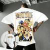 One Piece Luffy Zoro Nami Anime Tshirt Unisex Unisex Summer Y2k Casual Tops Oversized Short Sleeve Tee Streetwear Harajuku 2026 New