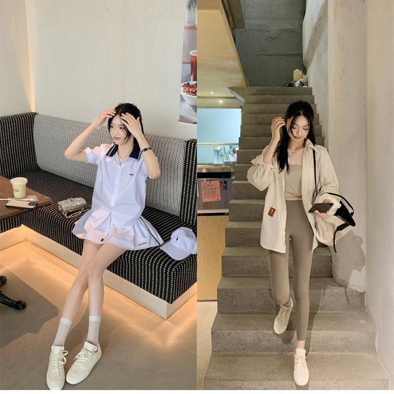 ~ Superweiche Lederoberfläche zarter runder Kopf Schnürung lässige kleine weiße Schuhe Damen Sommer