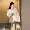New Winter Environmentally Friendly Fur Coat Women's Short White Loose Lamb Wool High-end Rabbit Fur Plush Top