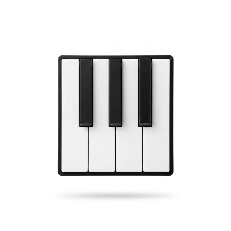 Klawiatura Pianina Clicker Drukowana 3D z PLA - Typ Naciskowy Relaksująca Figurka Fidget Odpowiednia na Biurko, Gry Imprezowe, Naciskacz Klawiszy Muzycznych