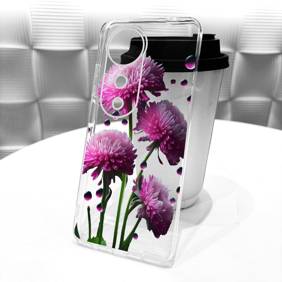 Casing For Vivo S19 Pro Clear Case Aesthetic Luxury Cute Fashion Flower Funny Painted Funda For Vivo S19Pro V2362A Cover