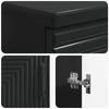 3 Piece Bathroom Cabinet Set HAARLEM Black