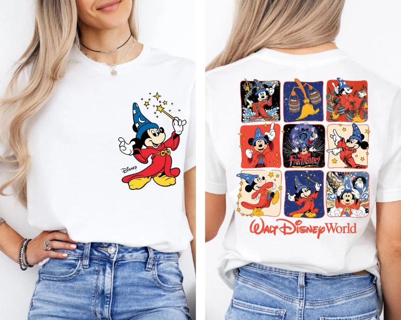 

Мужская футболка Disney на лето 2025 года Высококачественная Двусторонняя печать Топ Y2k для мужчин и женщин Графическая Хлопковая футболка 4XL