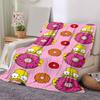 1Pc Simpsons Donut Blanket Soft And Comfortable Casual Warm Camping Travel Christmas Halloween Gift M921903