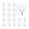 Wall Hanging Hook, Strong Adhesive, No Drilling Hook - YOKELLMUX Wall Hanging Hook, Adhesive Hook, Load Capacity 20KG, No Drilling, No Damage, No