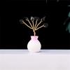 Crystal Feng Shui Money Trees Ornaments Mini Healing Gemstones Bonsai Tree Figurines W/ Ceramic Vase Office Home Decor