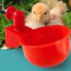 5/10/20/40/50pcs Chicken Duck Drinking Cup Automatic Drinker Chicken Feeder Plastic Poultry Farm Water Drinking Cups