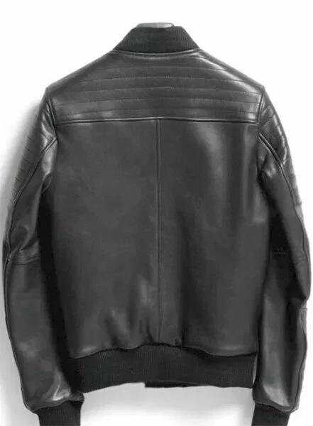 Black Lambskin Men's Jacket Stylish Leather Genuine Motorcycle Casual Style Biker Soft Fit
