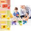 Wooden Childrens Educational Shape Matching Blocks With Colors For Early Learning And Handeye Coordination