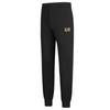 Emporio Armani EA7 FW24 Core Identity Series Letter Mid-Rise Drawstring Cuffed Knit Joggers Men bottoms Black 8NPP66-PJVRZ-0208