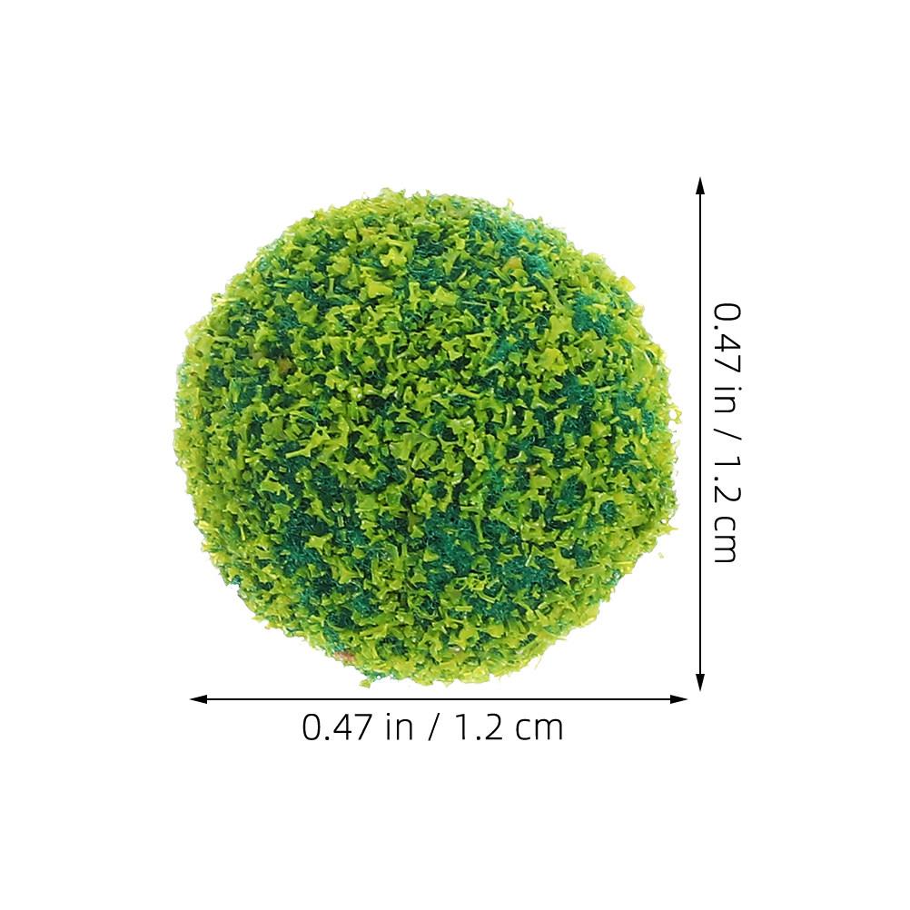 

5Pcs Decorative Artificial Topiary Balls Faux Greenery Round Spheres for Architectural Modeling Landscape Projects Table