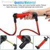 1 Set High Quality Inflatable Tube Hose Liquid Petrol Gas Transfer Car Accessories Portable Manual Pump Oil Siphon Hand Suction