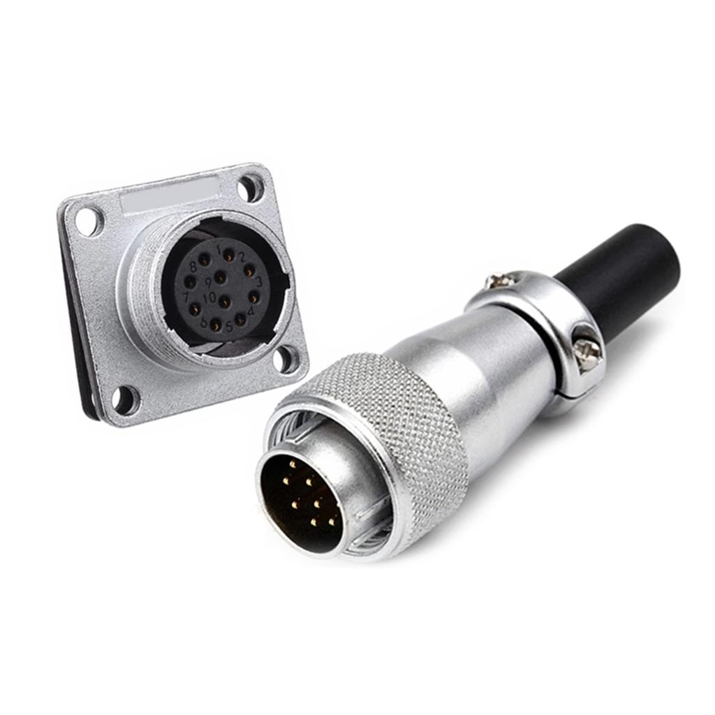 Upgrades Aviation Circular Connector Female Plug Secure & Stable Aviation Connector TQ+Z Male+Famale Base Connector Set