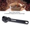 2PCS Set Spill-Free Coffee Measuring Spoons Black Color Scoop Funnel Coffee Scoop Funnels  Coffee