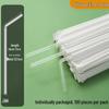 Zisiz Individually Wrapped Biodegradable Plastic Straws