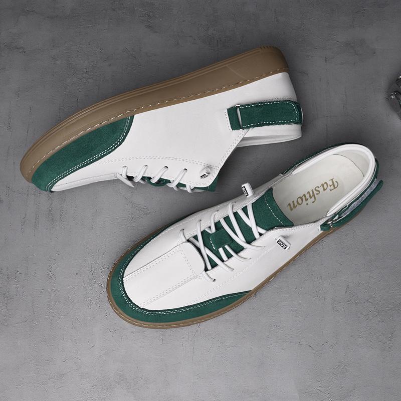 Pánská obuv z pravé kůže v britském stylu Trend Pohodlná obuv pro volný čas Mokasíny Pánské ploché boty