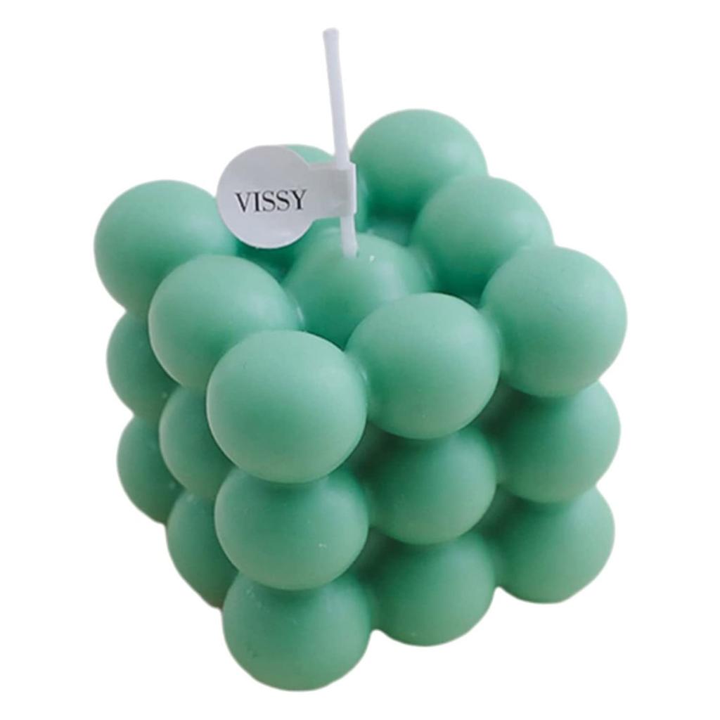 Nikitas Cute Geometric Bubble Candle Soy Wax Scented Candle Office Nursery DecorationCandle Props