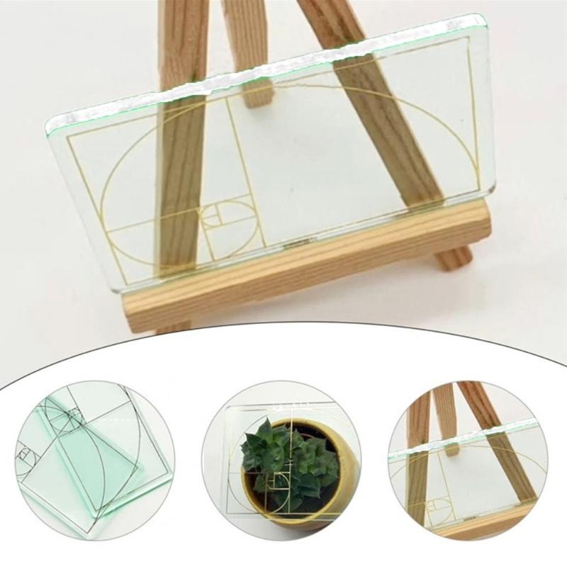 Golden Section Finder Golder Ratio Correction Tools Thicken Acrylic Ruler Drafting Tools for Designer Architect Drafting