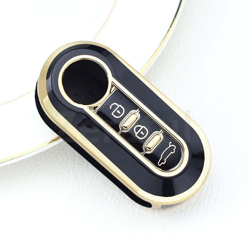 3 Buttons Tpu Shell Fob Auto Accessories Car Flip Key Case Cover Keyless For Fiat Ducato 500 500L Panda Grande Punto Lancia Musa