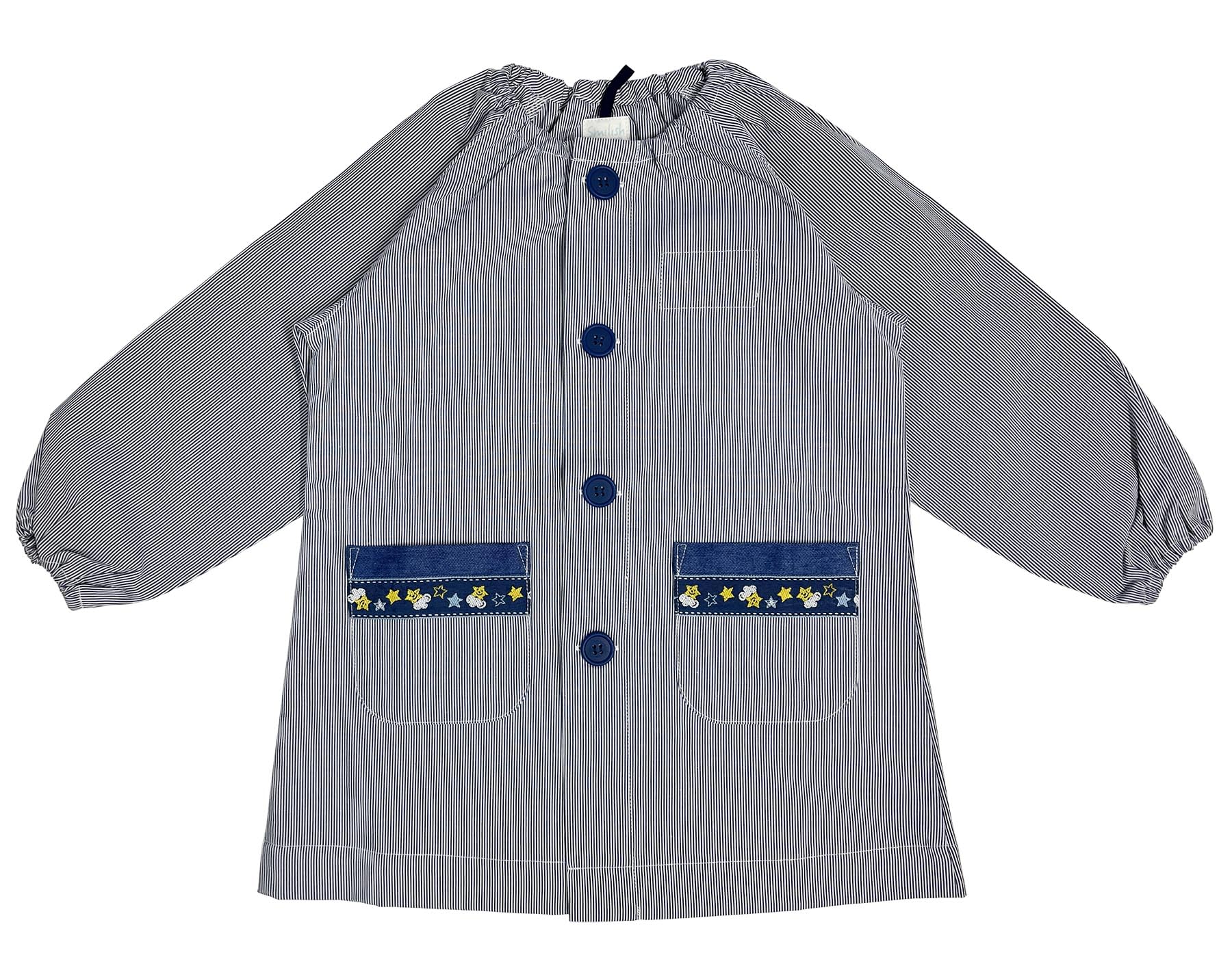 

smock Smiley Star Suitable for heights Open-front (XS) 100-110cm синий